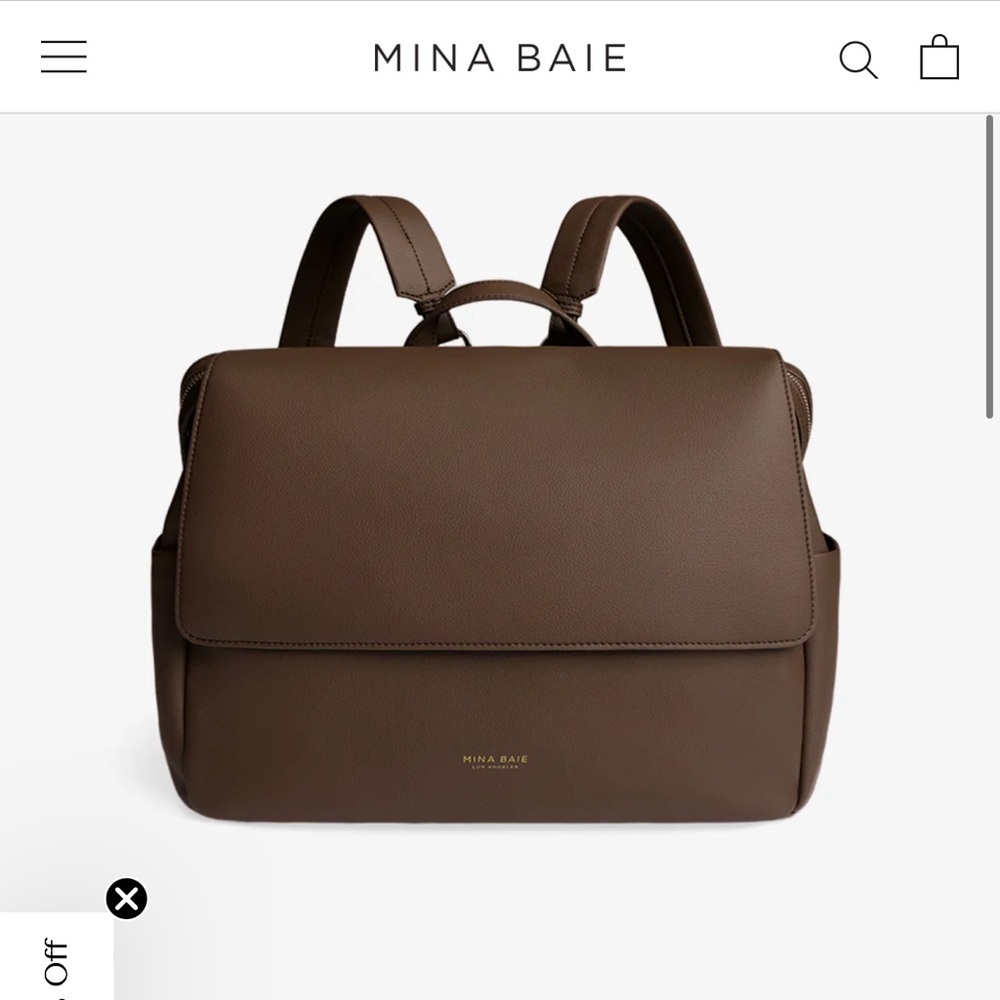 Mina Baie Winnie Midi Backpack Vegan Coco